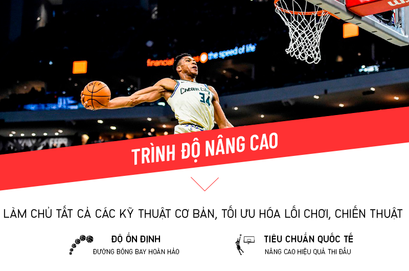 Chọn banh bóng rổ cho trình độ nâng cao 