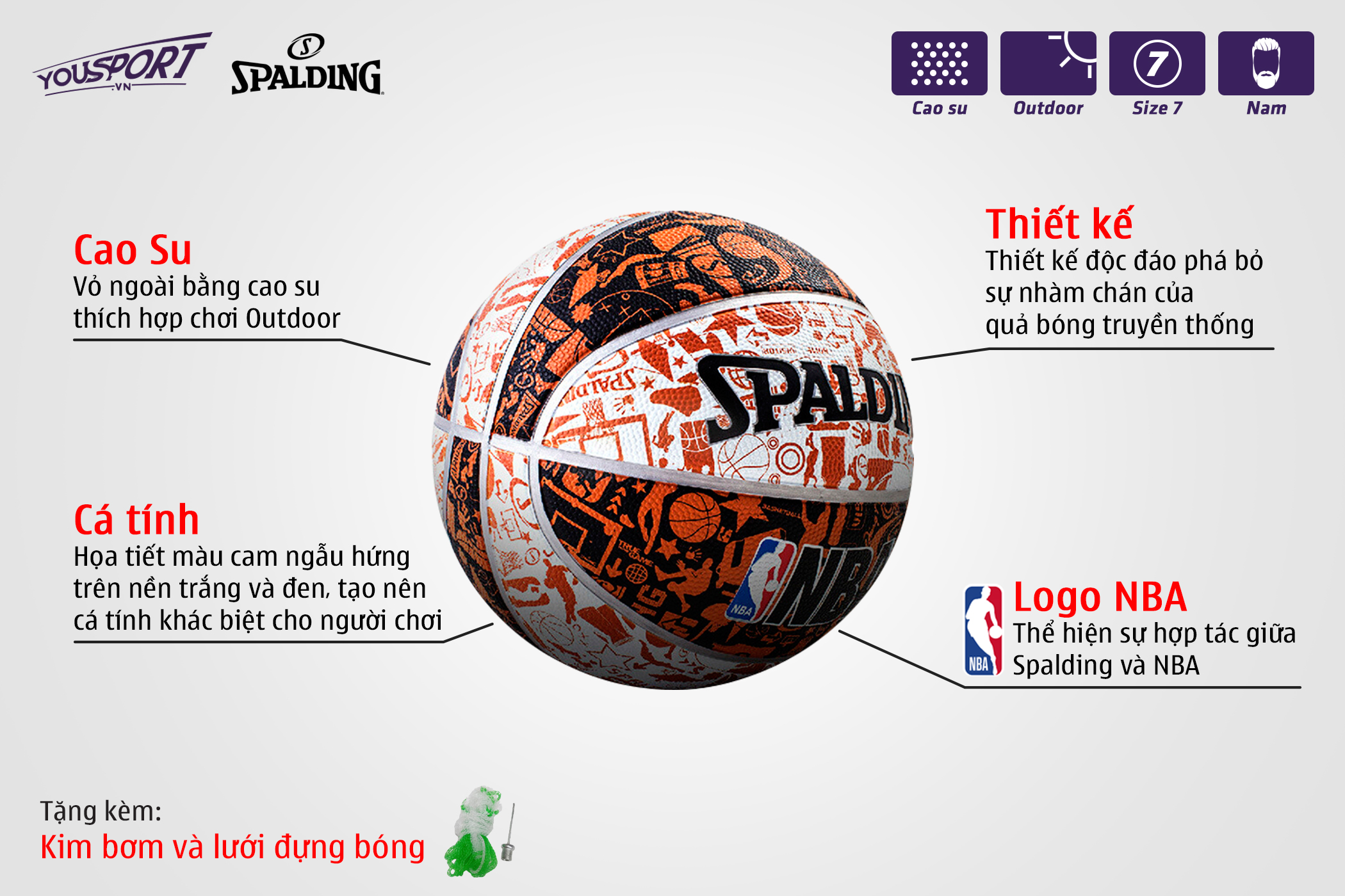 Quả Spalding Graffiti S7