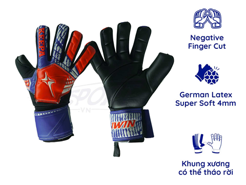 Găng tay thủ môn Iwin Keepa PRO GK03 Xanh