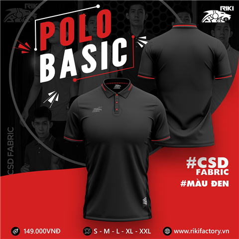 Áo polo Riki Basic